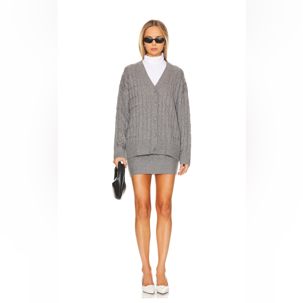 L'Academie Daiva Cable Cardigan